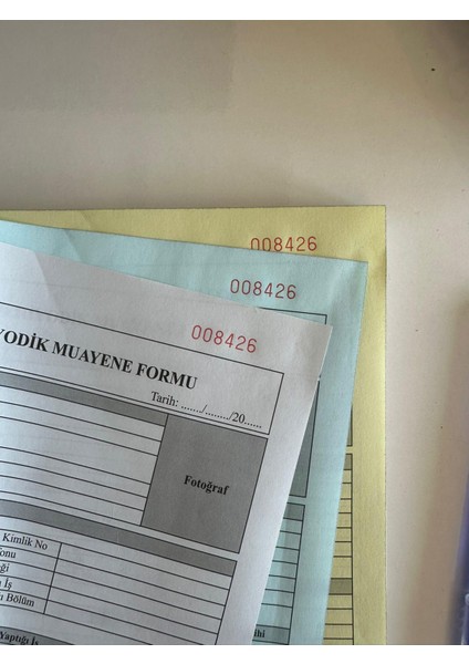 6 Adet Düvenci Işe Giriş Periyodik Muayene Formu ( Ek 2 Sağlık Raporu) fırsatları