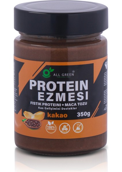 Protein Fıstık Ezmesi, Maca Kökü Tozu ve Kakaolu – Doğal Güç, Performans ve Kas Desteği! fırsatları