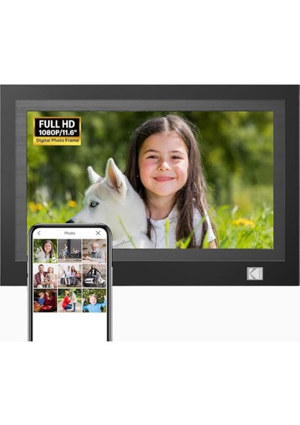 31.6" Wifi Dijital Fotoğraf Çerçevesi – 1080P Dokunmatik, 32 GB Hafıza