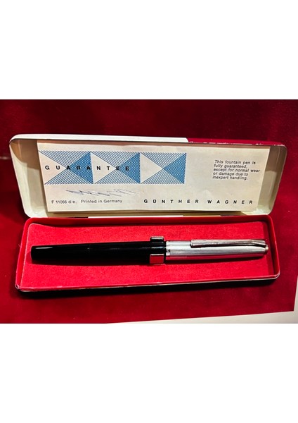 Pelikan 20 Silvexa 14 Ayar Altın Uçlu Kutusunda Dolmakalem - Sorunsuz Çalışır Durumda