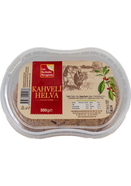 Kahveli Helva Şekerli 350 gr