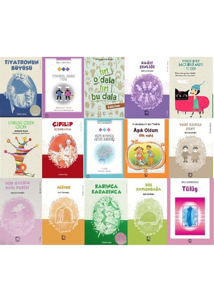 Tudem Çocuklar Için Tiyatro Oyunları Seti ve Çocuk Şiir Kitapları -15 Kitap