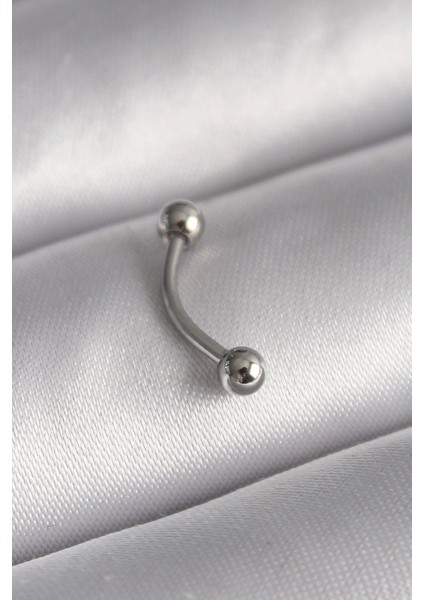 Bfs 316L Çelik Gümüş Renk Topçuk Model Piercing