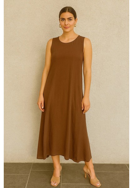 Kadın Kahverengi Elbise