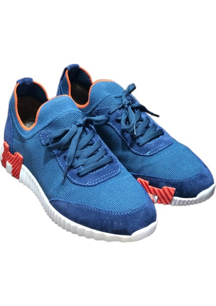 Triko H Taban Ortopedik Yazlık Mavi Spor Yürüyüş Ayakkabı