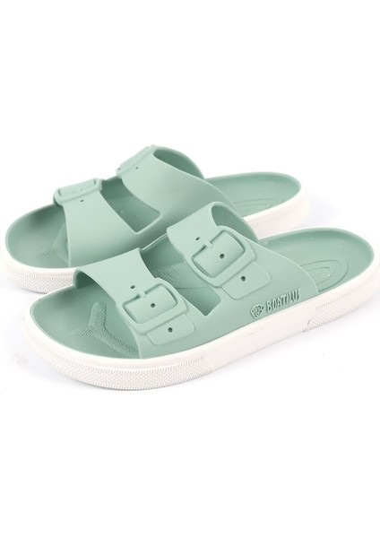 Rocksy-F Pastelgreen/white Çocuk Terlik modelleri