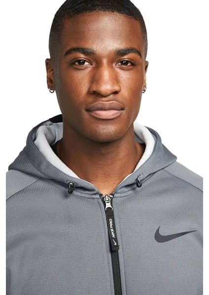 Pro Terma Fit Sphere Full Zip Men's Hoodie Erkek Kapüşonlu Terma Fit Sweatshirt Gri modelleri