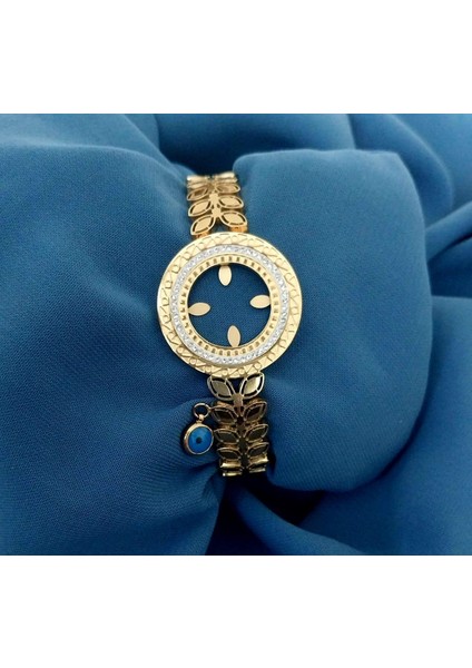 Yapraklı Çeyrek Takılan Çelik Kelepçe