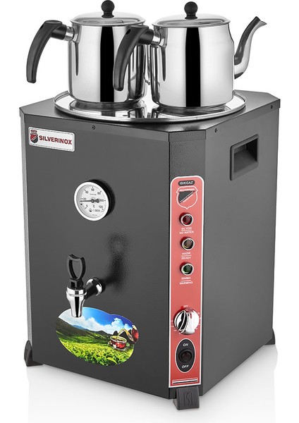 Jumbo Çay Makinesi Siyah 13 Litre