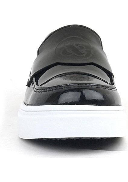 Siyah Rugan Klasik Çocuk Ayakkabı Erkekler İçin Suni Deri Tabanlı Günlük Kullanım fırsatları