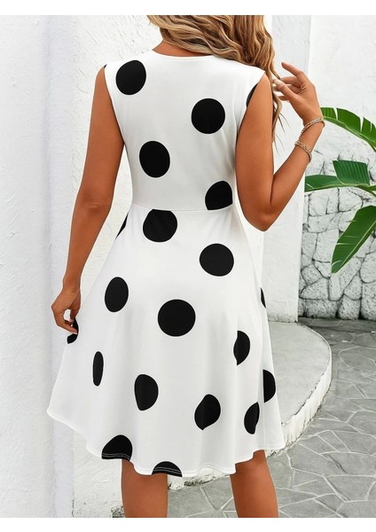 Kadın Sıfır Kollu Önden Çapraz Detaylı Leopar Desenli Süprem Elbise fiyatları