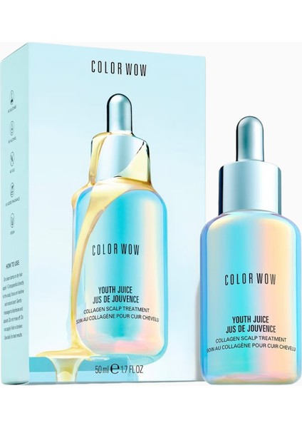 Youth Juice 50 ml Saç Derisi Serumu, Yoğunlaştırıcı ve Vegan Bakım