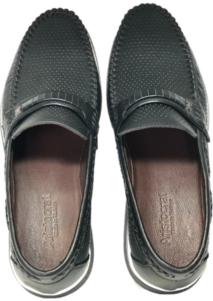 Hakiki Gerçek Deri Espardil Klasik Zımbalı Klasik Ayakkabı Kaliteli Şık Model