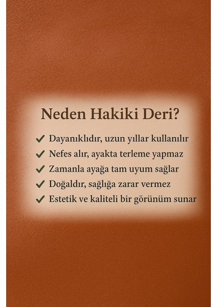 Hakiki Gerçek Deri Espardil Klasik Zımbalı Klasik Ayakkabı Kaliteli Şık Model