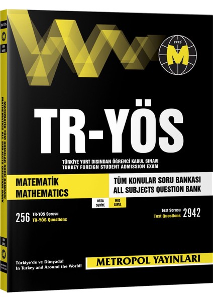Tr-Yös Matematik Tüm Konular Soru Bankası (Orta Seviye)
