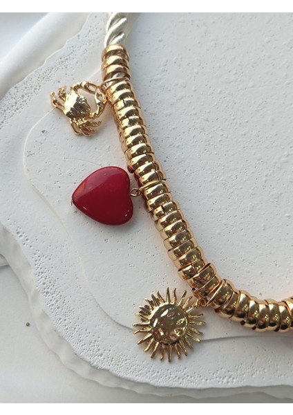 Beyaz Ip - Charmlı Kolye fiyatları