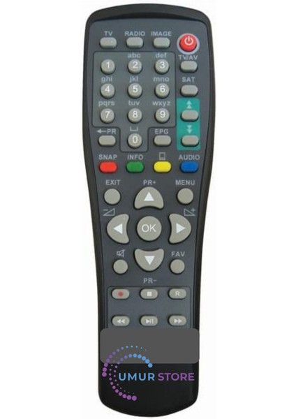 17000 Uydu Alıcı Kumandası