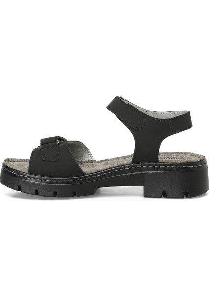 166292.Z5FX Siyah Kadın Comfort Sandalet modelleri