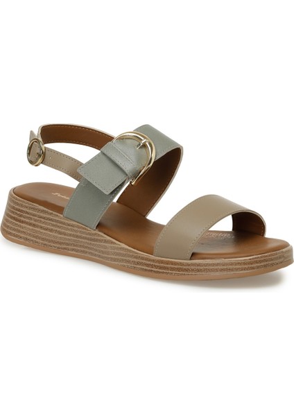 325067.Z 5FX Olive Kadın Dolgu Topuk Sandalet fiyatları