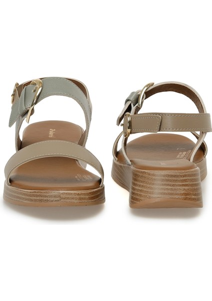325067.Z 5FX Olive Kadın Dolgu Topuk Sandalet indirimleri