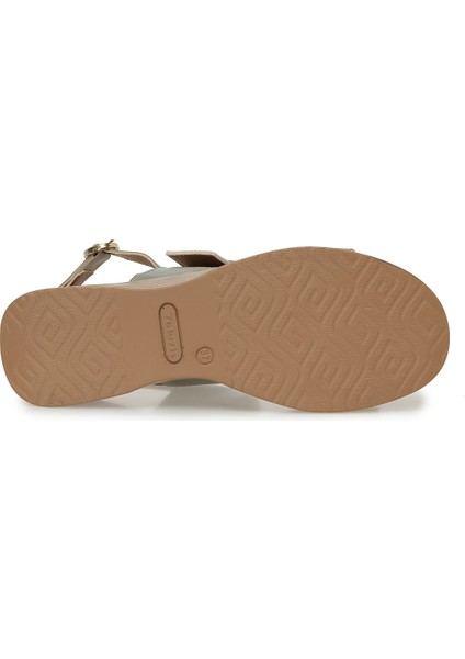 325067.Z 5FX Olive Kadın Dolgu Topuk Sandalet
