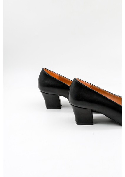 Taş Detaylı Anne Ayakkabı Günlük Ayakkabı PM280 Siyah Cilt modelleri