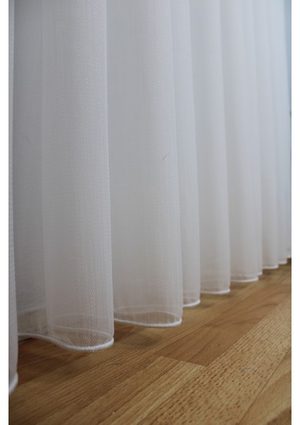 Tül Balık Sırtı Desenli Simli 1/3 Sıklık (Korniş Için) fırsatları