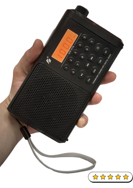 Dx-22 Kablosuz Taşınabilir Hoparlör (Dijital Ekranlı Radyo Özellikli) Telefon, Tv ve Bilgisayar Uyumlu Bluetooth Hoparlör, Taşınabilir Ses Sistemi