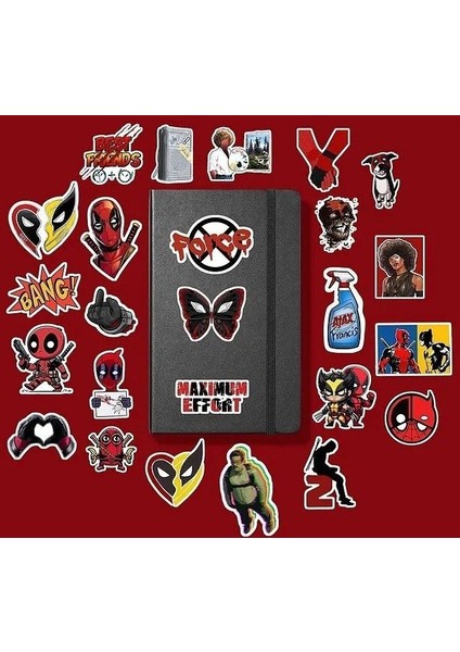 Deadpool Sticker Paketi/bullet Journal Defter Çıkartma Ajanda Laptop Etiket