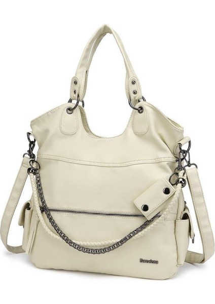 Yıkamaderi Kadın Omuz Çantası Bc 1582 - Bej modelleri