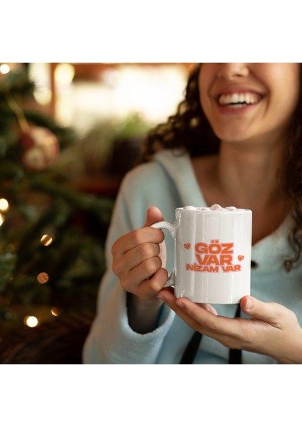 Göz Var Nizam Var Yazılı, Porselen Bardak, Kulplu Bardak, Tabloe 300CC modelleri