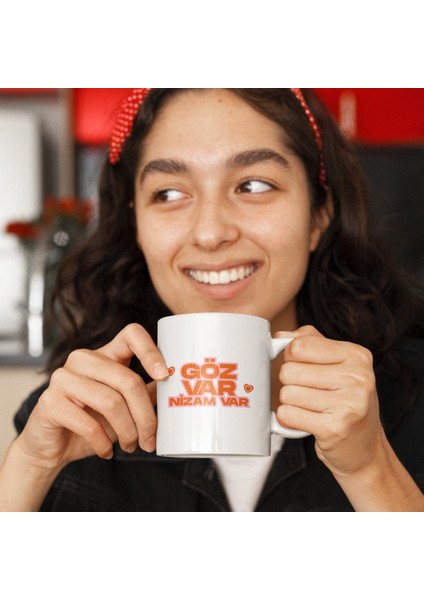 Göz Var Nizam Var Yazılı, Porselen Bardak, Kulplu Bardak, Tabloe 300CC indirimleri