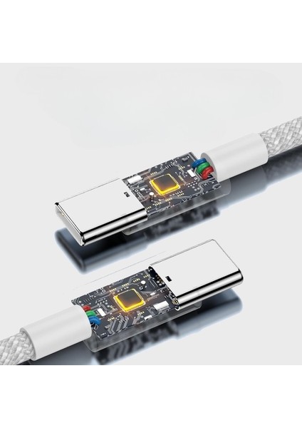 Usb-C To Usb-C 1 Metre Kablo 60W Güç / Pps 2.0 Super Hızlı Şarj / 480 Mbps Data Aktarım Hızı Type-C Ekstra Dayanıklı Hasır modelleri