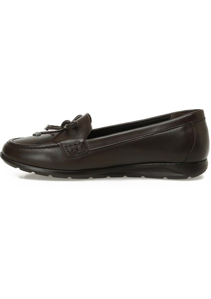 105615.Z5PR Kahverengi Kadın Loafer modelleri