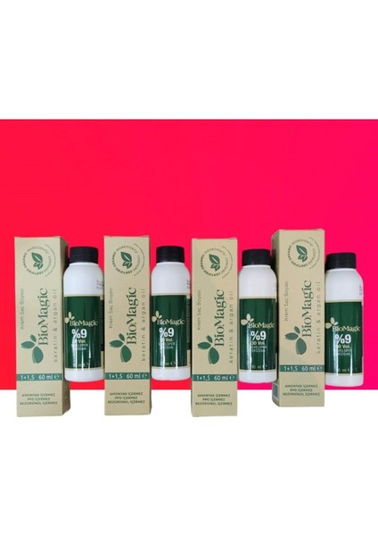 Bio Magic Amonyaksız Saç Boyası 11.21 Kristal Sarısı x 4 Adet & 30 Vol. Oksidan 4 Adt modelleri