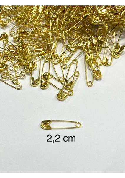 Gold Minik Çengelli Iğne / Altın Iğnesi / Sarı Çengelli Iğne / 1 Kutu (1728 Adet) fiyatları
