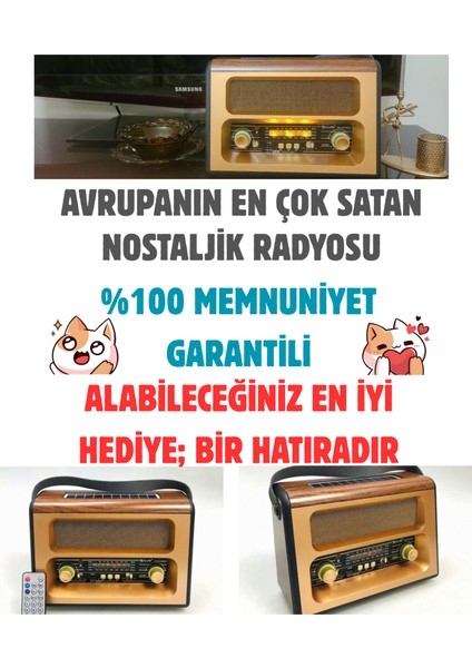 Dx-88 Vintage Radyo - Kumandalı Ve Güneş Enerjili Nostaljik Radyo - Kahverengi Bluetooth Hoparlör & Hediyelik Ev Dekor fiyatları