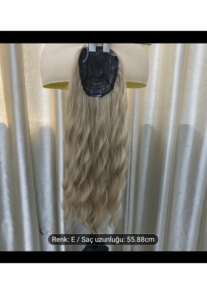 Çıtçıt At Kuyrugu Postiş Takma Saç Fiber Isıya Dayanıklı Yeni Nesil Saç modelleri