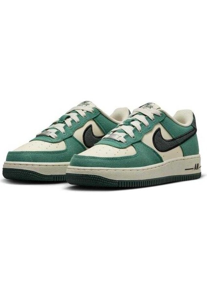 Air Force 1 '07 Lv8 'light British Tan' Gs Unisex Yeşil Beyaz Deri Spor Ayakkabı FN4731-100 modelleri