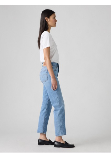 501 Crop Kadın Mavi Jean Pantolon A7739-0034 fiyatları