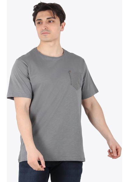 2000 Flamlı Süprem Tek Cep Regular Fit T-Shirt