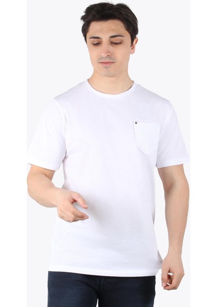 2000 Flamlı Süprem Tek Cep Regular Fit T-Shirt