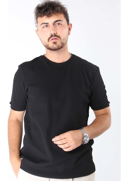 2709 Waffle O Yaka Regular Fit T-Shirt