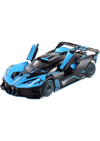 Bugatti Uçan Ateş Meteor Süper Koşu 1:24 Alaşımlı Araba Modeli Oyuncak Araba Metal Araba Modeli Koleksiyonu (Yurt Dışından)