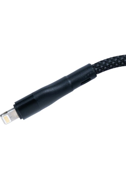 Bmlc-02 Siyah Manyetik 1,5 m Hızlı Şarj Kablosu – Type-C - Lightning, 3 a indirimleri