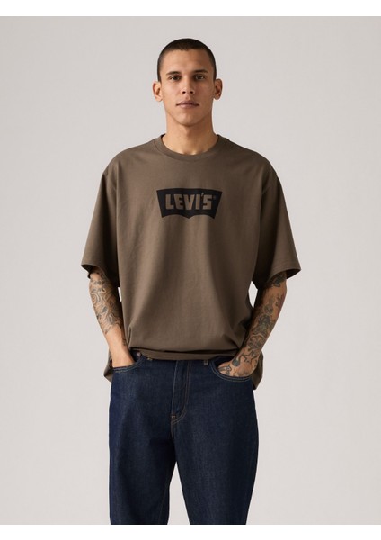 Haki Erkek Loose T-Shirt 001TR-0004