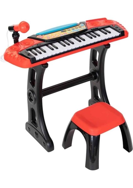 Müzikli ve Işıklı Mikrofonlu Elektronik Tabureli Org Seti fiyatları