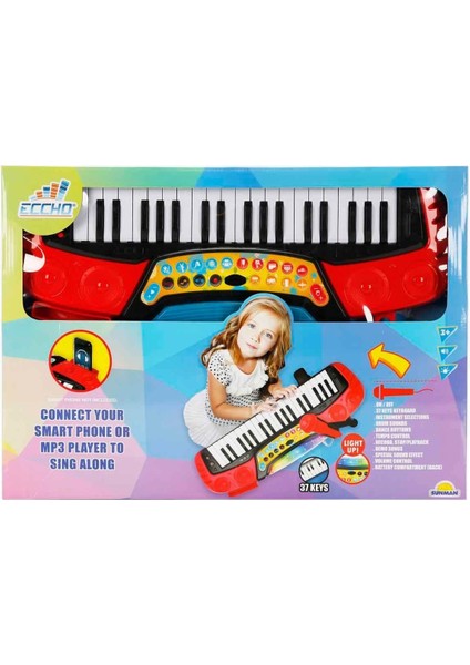 Müzikli ve Işıklı Mikrofonlu Elektronik Tabureli Org Seti fırsatları