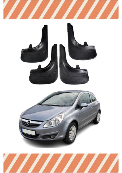 Opel Corsa D-E 2007-2014 4'lü Tozluk Çamurluk Paçalık