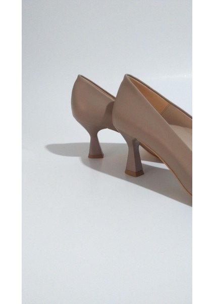 Kadın Stiletto Ayakkabı Vizon fırsatları
